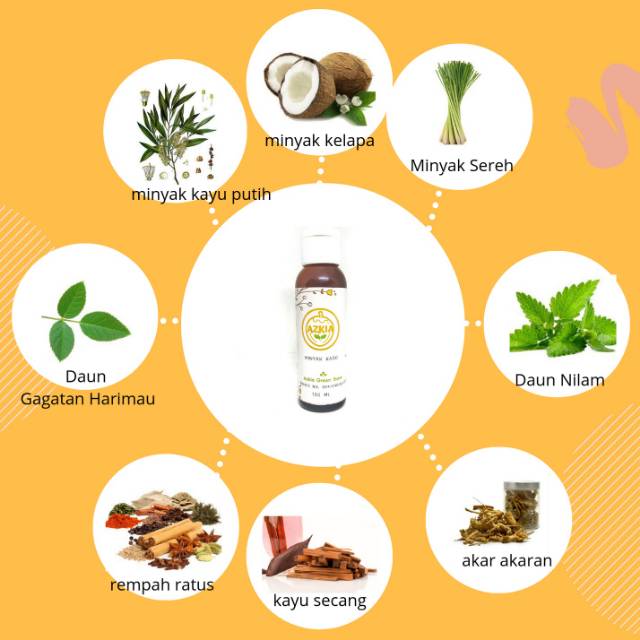 Minyak Karo Azkia Kesaya Premium Original 100 ml alami massage oil baby minyak pijat bayi minyak kelapa minyak karo kesaya