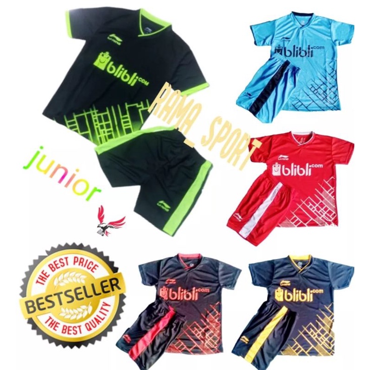 COD + SUPER DISKON  BAJU OLAHRAGA ANAK ANAK blibli JERSEY BOLA FUTSAL BADMINTON VOLLY KAOS OLAHRAGA 