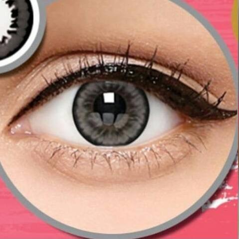 ➣ Softlens / Soflen / Softlense X2 Bio Color Grey 6 Bulanan - grey normal ➱