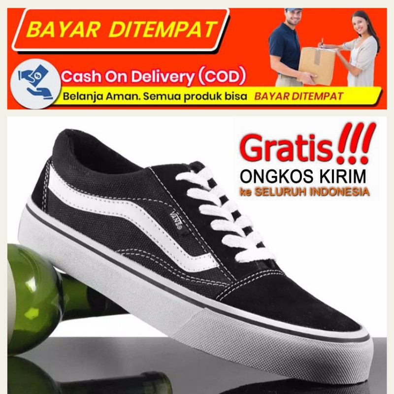 ORIGINAL SEPATU VANS OLD SKOOL SK8 SNEAKERS CASUAL VANS_26 MOTIF CACING SEPATU PRIA/SEPATU WANITA