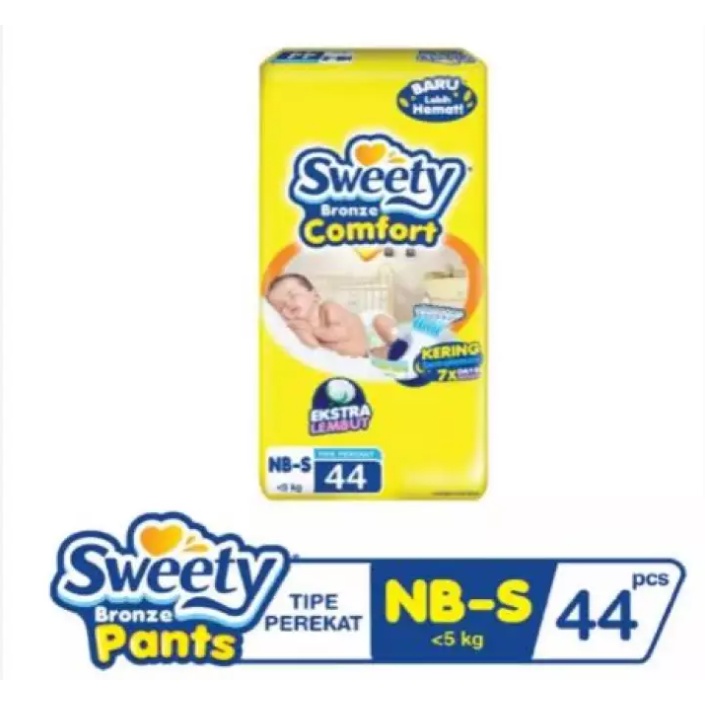 Pampers Sweety Bronze New Born Perekat NB s44