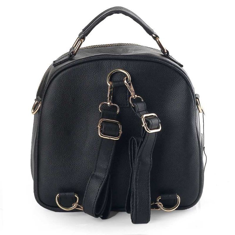 Tas punggung mini wanita backpack casual kuliah kerja bahan premium original garansi - hitam / black