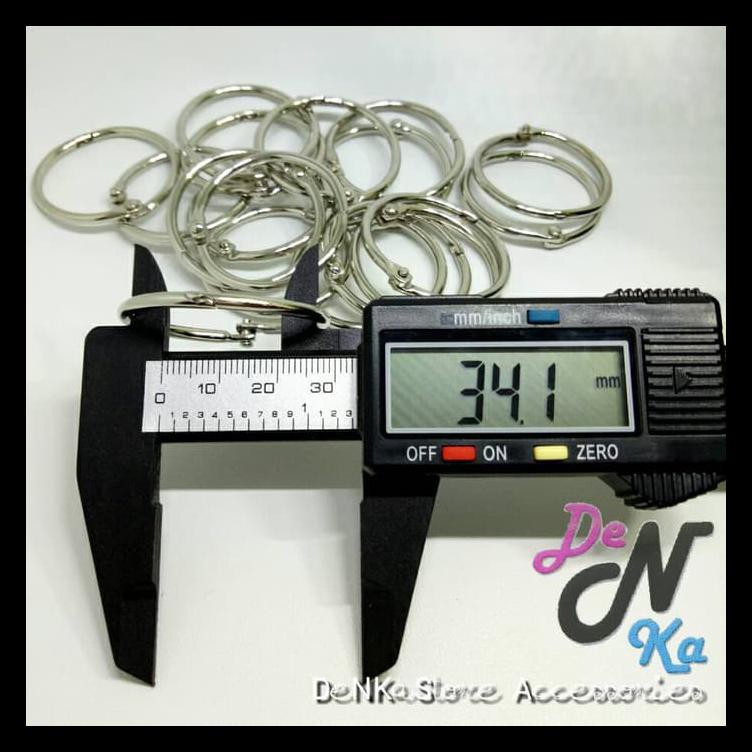 

35-38MM RING BULAT BUKA TUTUP NIKEL / BINDER / SCRAP BOOK LIMITED EDITION