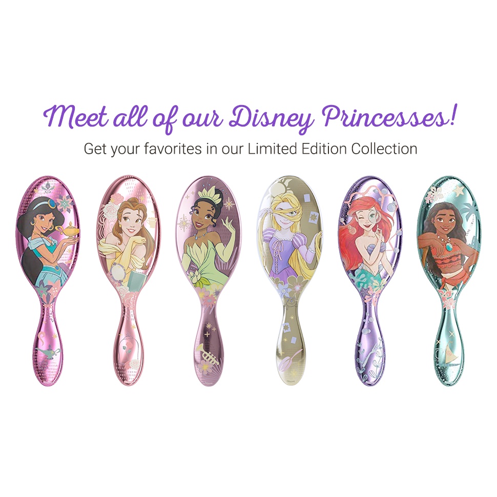 The Wet Brush Disney Princess Wholehearted Jasmine Sisir Rambut wet brush