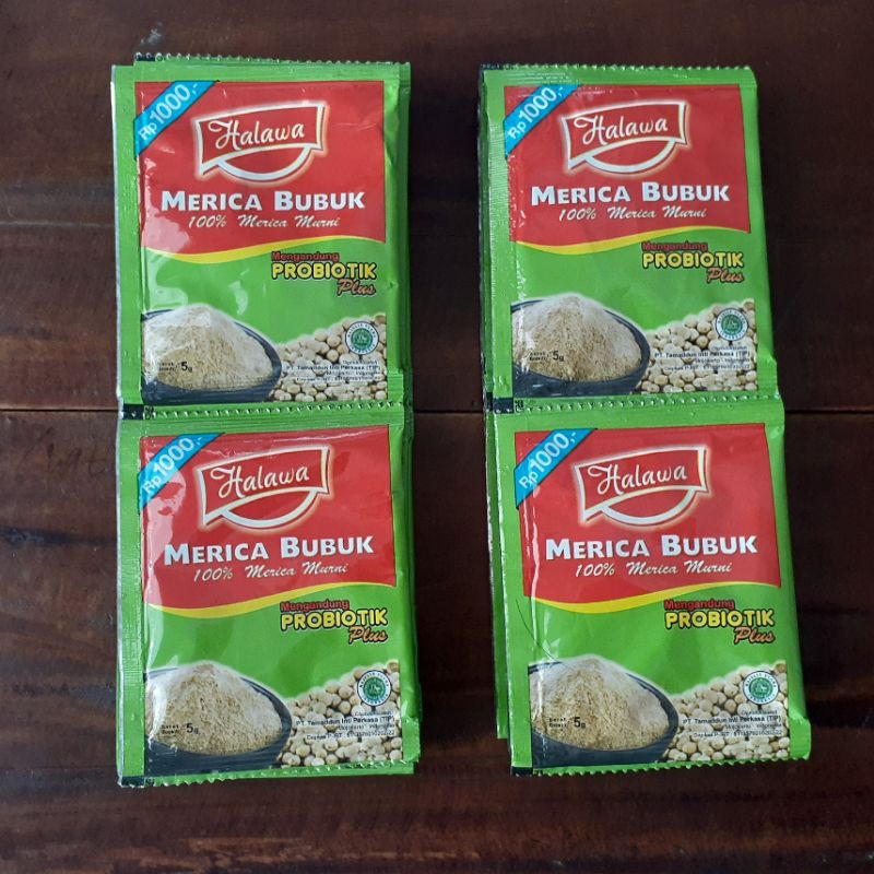 [ HALAWA MERICA BUBUK 1 PACK 24 SACHET ] | Merica Halawa PROBIOTIK Plus | 100% MURNI MERICA