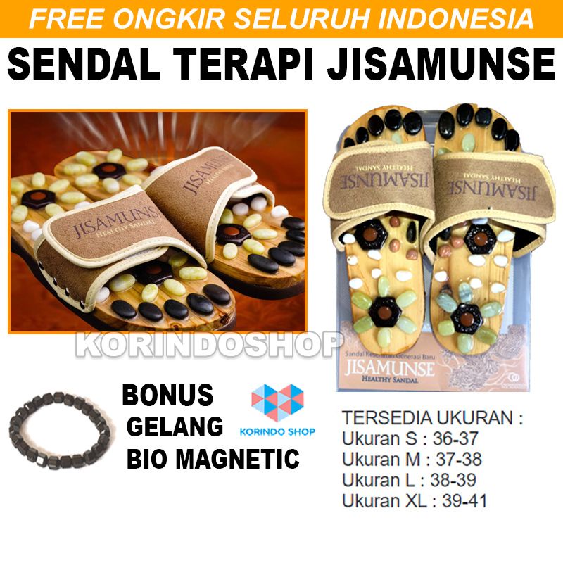 sandal jisamunse original - jeido power sandal kesehatan