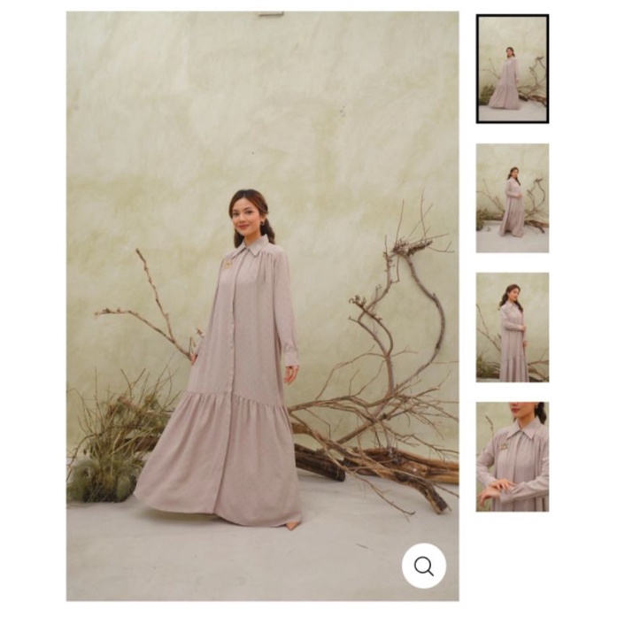 Wearing Klamby - Nancy Dress Oat XL