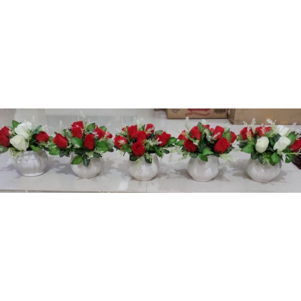 bunga meja vas keramik wedding vas besar