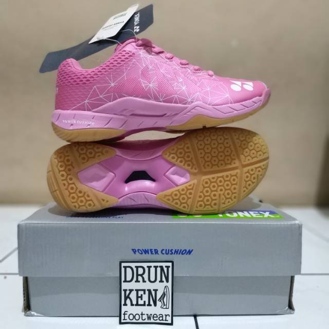 SEPATU BADMINTON YONEX AERUS LEE CHONG WEI PURPLE PINK - ORIGINAL - mirror made in china olahraga