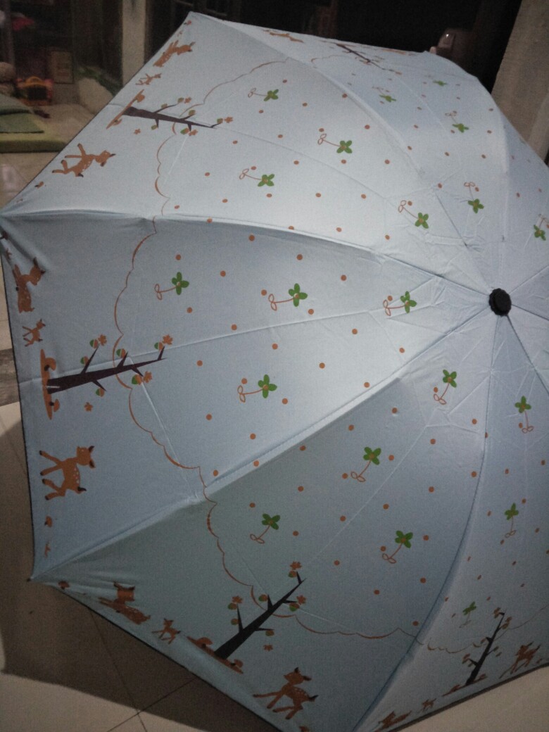 Payung Lipat 3 Nagoya Motif Kancil