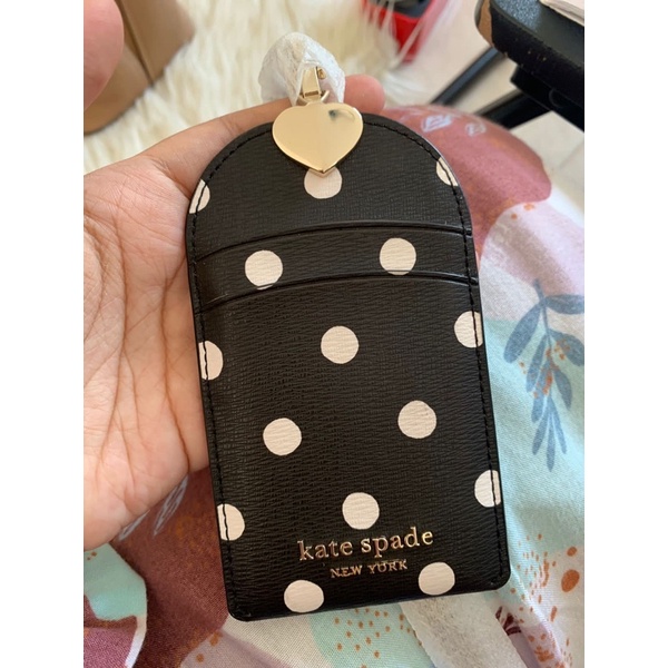 Kate Spade Spencer Lanyard Polka Black (PL)