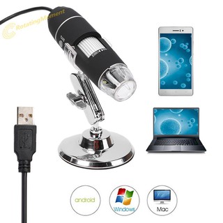 Digital USB Microscope 2MP CMOS 8 LED 40-500 1000X 1600X