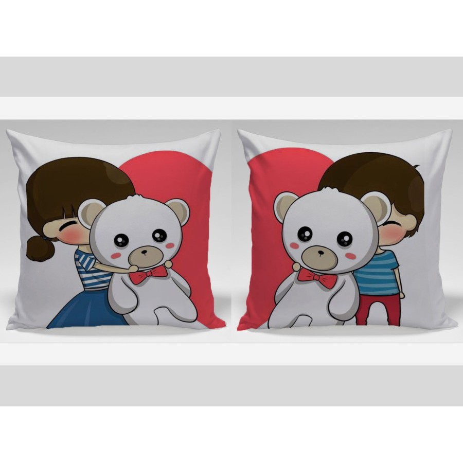 

Bantal Dekorasi custom kado valentine hadiah valentine kado pacar hadiah pacar - couple 4