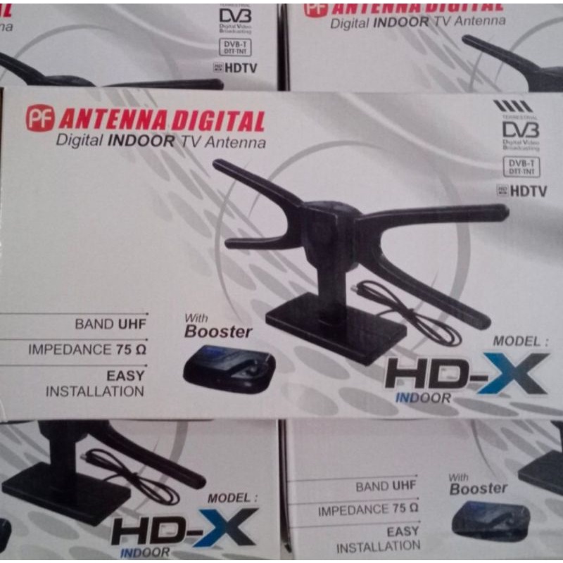 Antena Digital  UHF Indoor Booster PF HD-X Anten Dalam Indoor Boster HDX