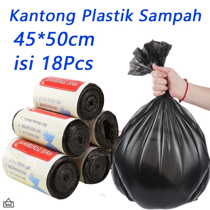 COD❤️Kantong Plastik Sampah Hitam Trash Bag Trashbag Tempat Sampah Plastik Garbage Bag