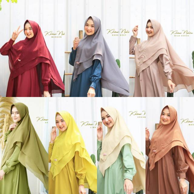 KHIMAR NAHIRA DRESS BY ATTIN