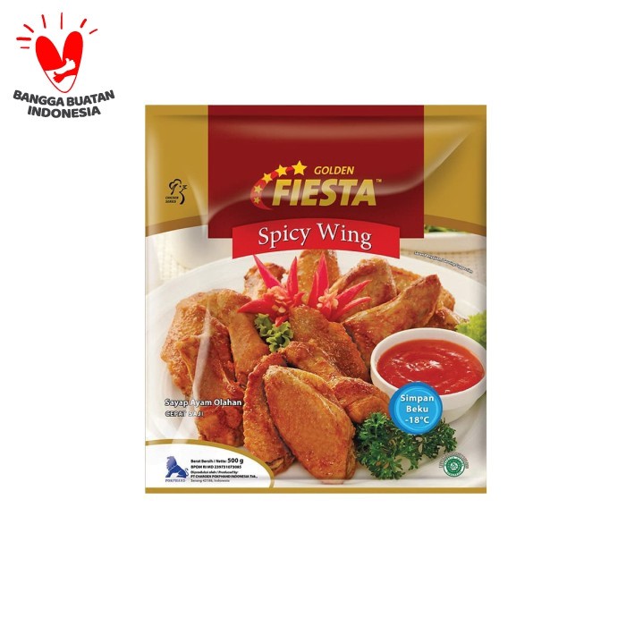 

New Arrival - Golden Fiesta Paket Spicy Wing Makanan Instan 500 G (2 Pcs)