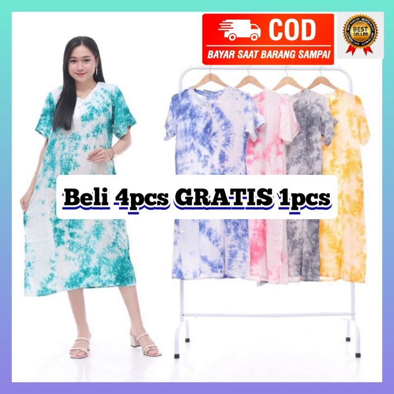 Daster Tie Dye Murah Daster Tie Dye viral Daster Ibu Daster Busui
