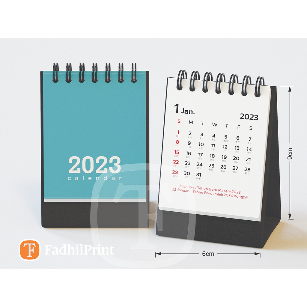 Jual Kalender Meja 2023 Dan 2024 Kalender Aesthetic U 