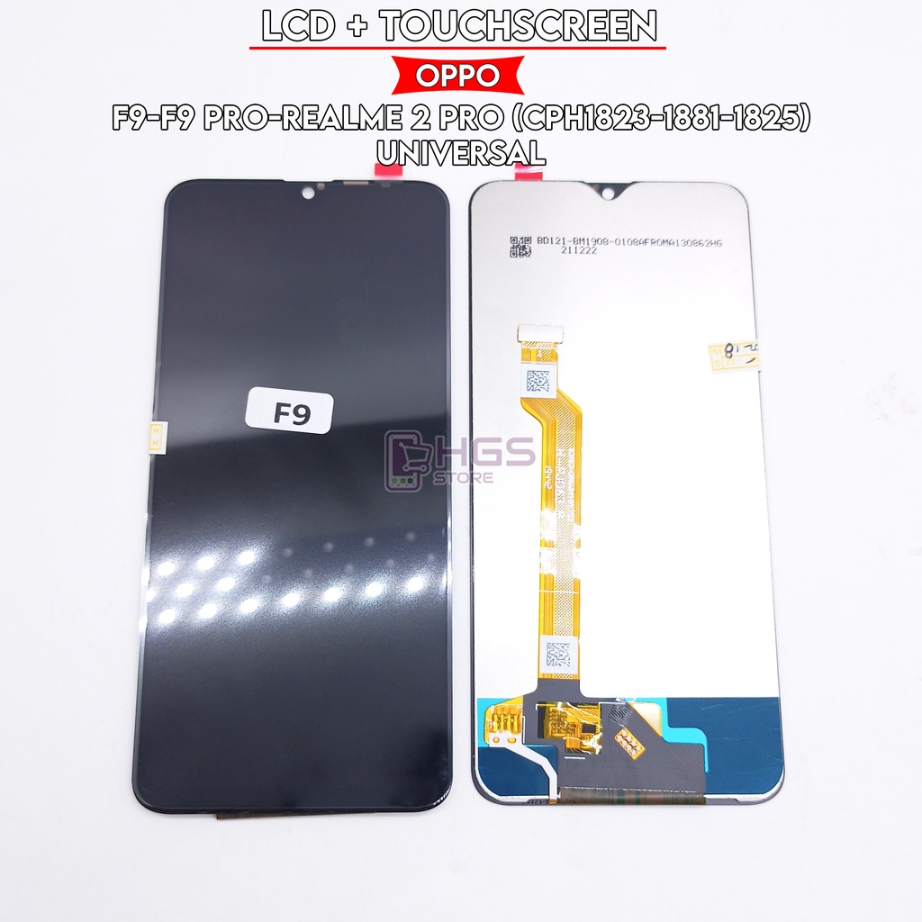 LCD OPPO F9/F9 PRO/REALME 2 PRO FULLSET TOUCHSCREEN ORI OM