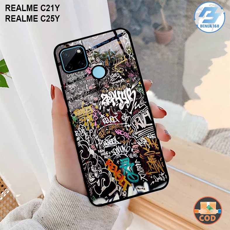 Benua Case - Case GRAFITY Realme C21Y C25Y - Case Terlaris - Case Termurah - Case Terbaru - Case Glo