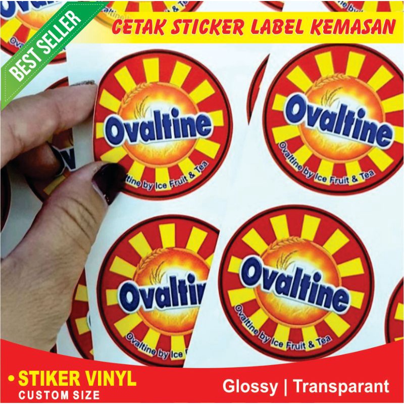 

Custom Stiker cetak Label Kemasan