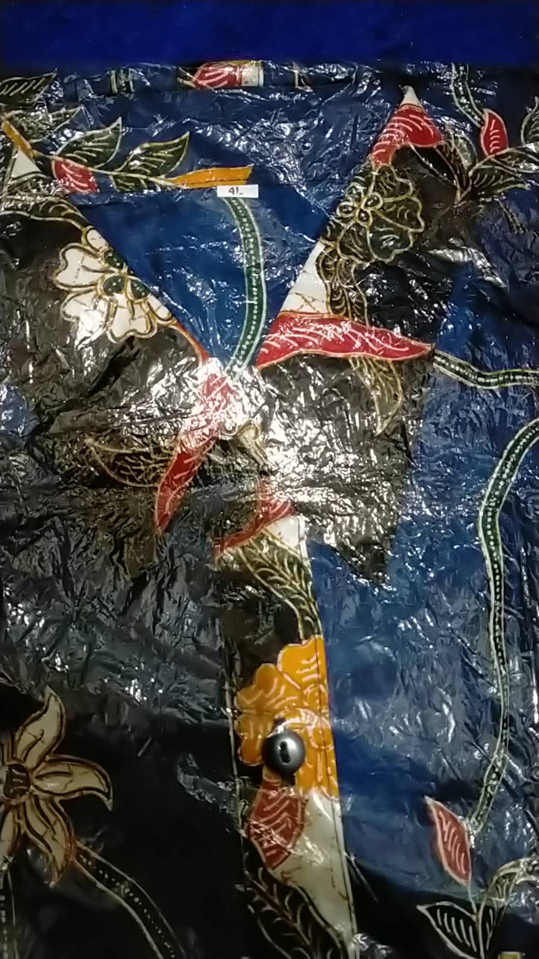 Qnunbatik Kemeja Batik Lengan Pendek Standard - Jumbo 5l Naura Madura