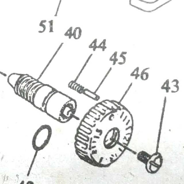 Pen Dial Mesin Jahit Juki 229-12000