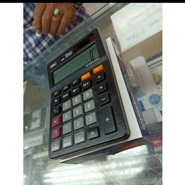 

DELI M013 12 DIGIT CHECK CORRECT CALCULATOR GARANSI 3 TAHUN COMPACT
