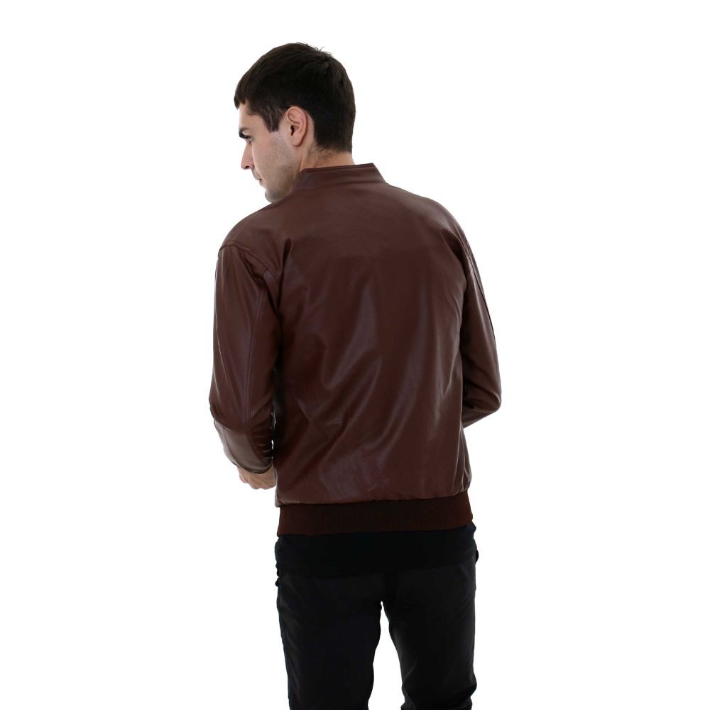 Jaket Casual Kasual Semi Kulit Hitam Coklat - JAK (COMB)