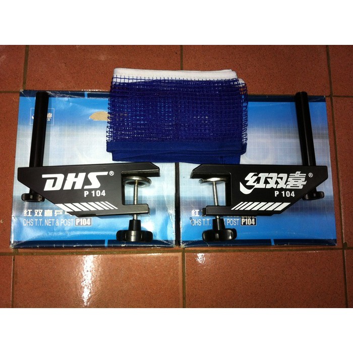 PROMO TIANG + NET TENIS MEJA DHS P 104