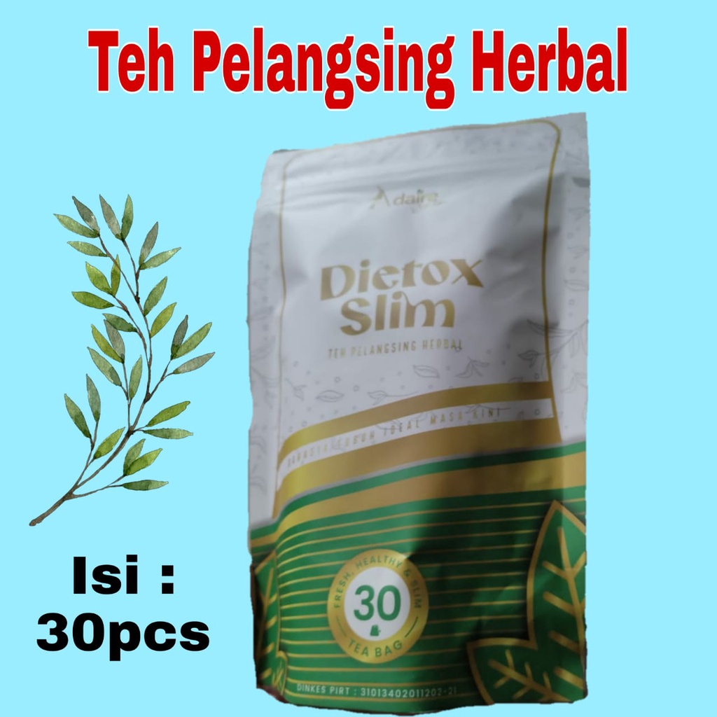 ADAIRE TEH DIET PELANGSING DETOX PELUNTUR LEMAK BADAN HERBAL ALAMI /SLIMMING TEA