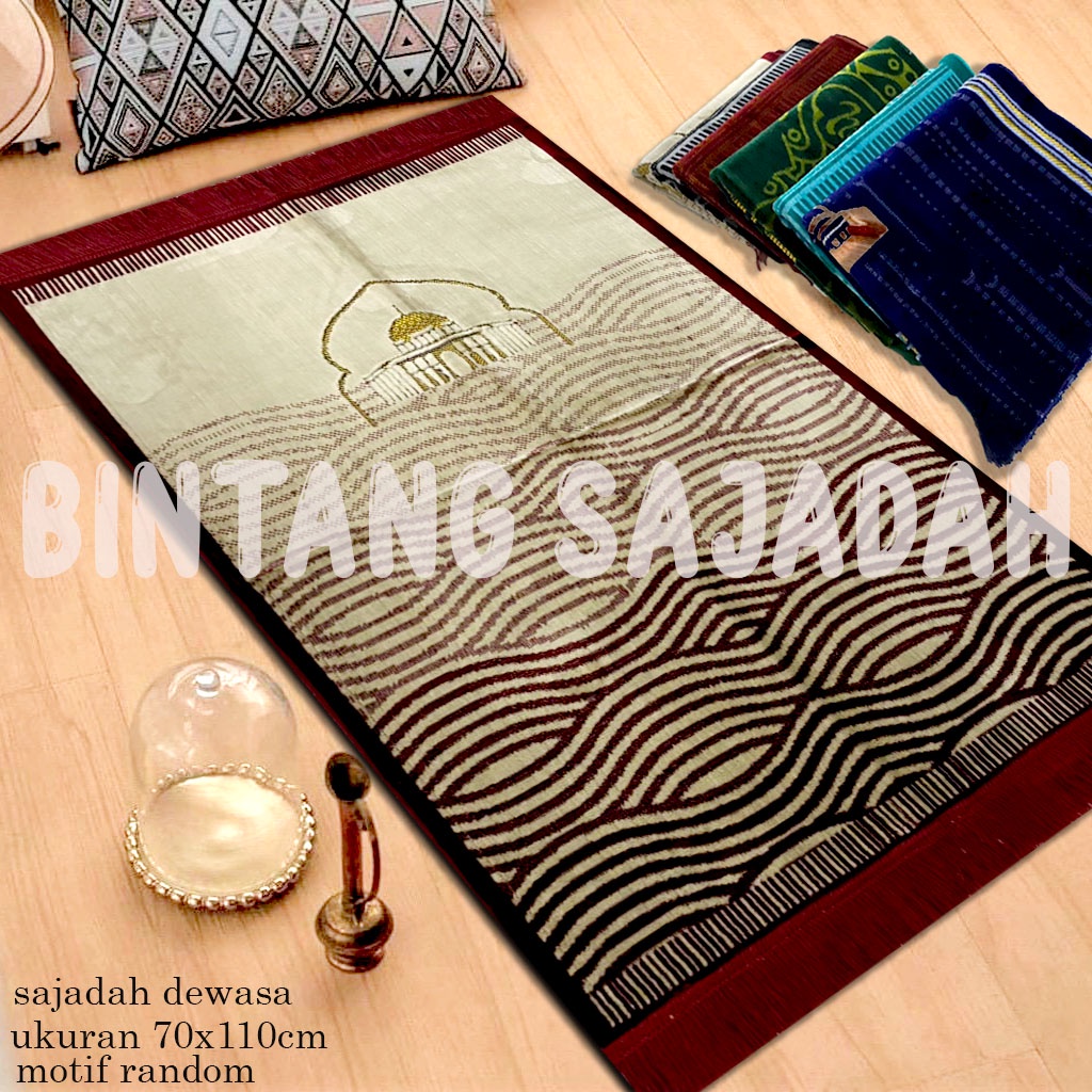 Bintang Sajadah - Sajadah Turki - Perlengkapan Sholat - Sejadah - Sauvenir Sajadah - Sajadah Empuk
