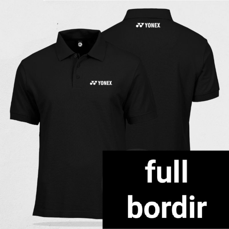 Kaos Yonex baju Yonex seragam Yonex kaos katun Yonex Kaos kerah Yonex kaos polo Yonex poloshirt Yone