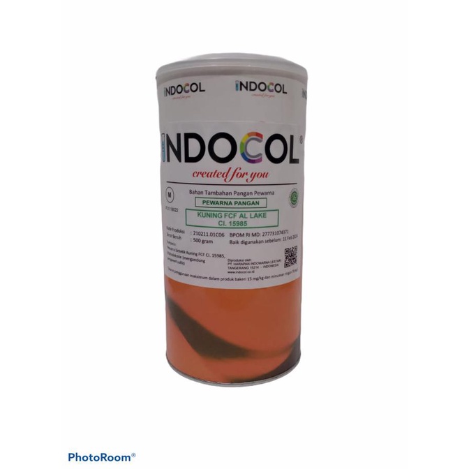 

Pewarna Makanan INDOCOL LAKE SUNSET YELLOW (KUNING CI-15985) OIL BASED ---NEW---