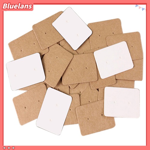 100 Pcs Holder Display Perhiasan Anting Stud Model Gantung Ukuran 25x35mm