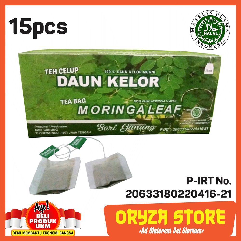 

Teh Celup Daun Kelor Sari Gunung Asli Pati