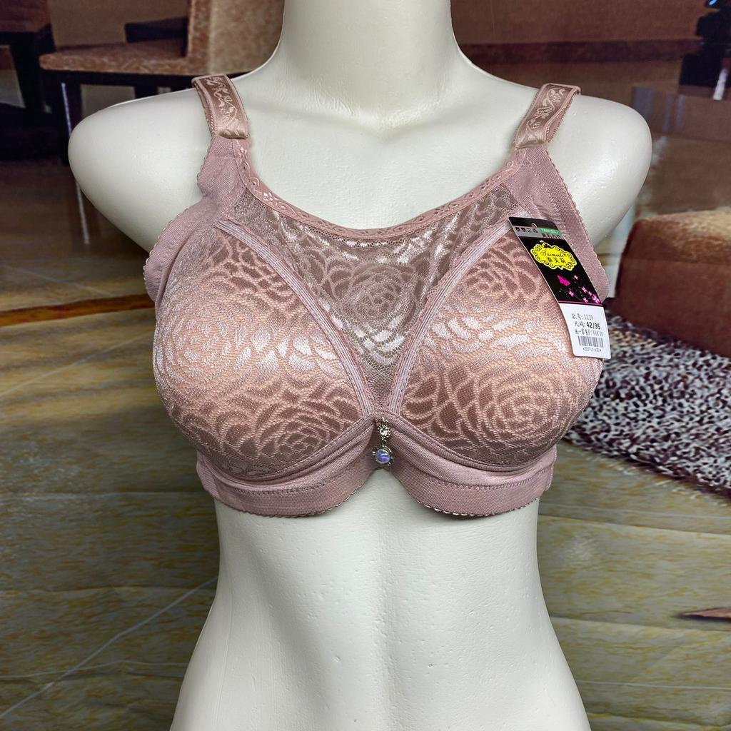 BRA / BH WANITA 1239 TIDAK ADA KAWAT BUSA TIPIS SIZE 40C - 46C