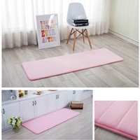 Keset Kaki Panjang Anti Slip / Keset Dapur / Memory Foam / Keset Warna Polos