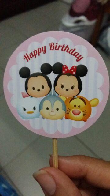 Topper Cupcake Ulang Tahun Anak