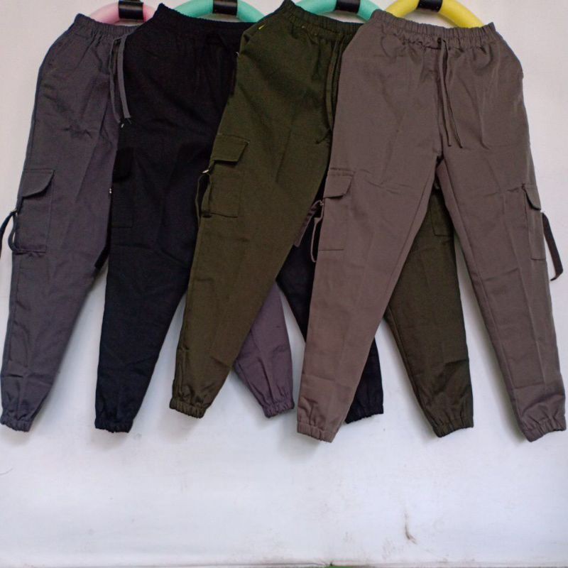 CELANA CARGO PANTS TALI KOLOR ANAK TANGGUNG//:9--11 THN//KATUN DRILL