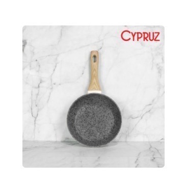 Fry Pan 20 cm Cypruz FP-0703 White Granite Series Wajan Induksi FP0703