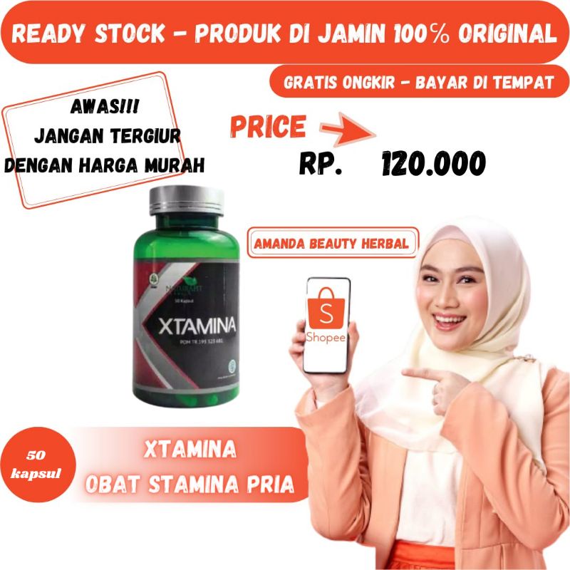 XTAMINA 100% asli original Obat herbal stamina pria dewasa perkasa