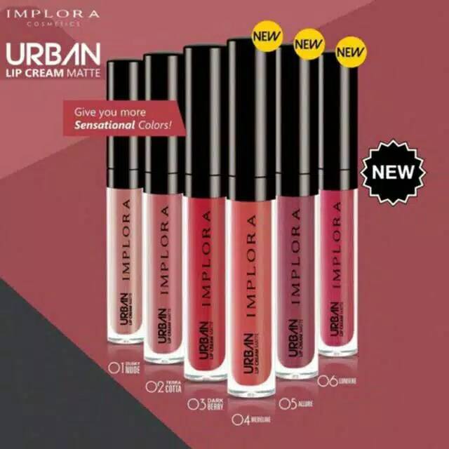 LIP CREAM IMPLORA / IMPLORA MATTE LIP CREAM URBAN