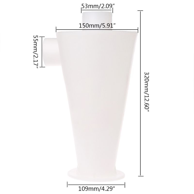Gro Filter Pengumpul Debu Bubuk Cyclone Efisiensi Tinggi Berkualitas Untuk Vacum