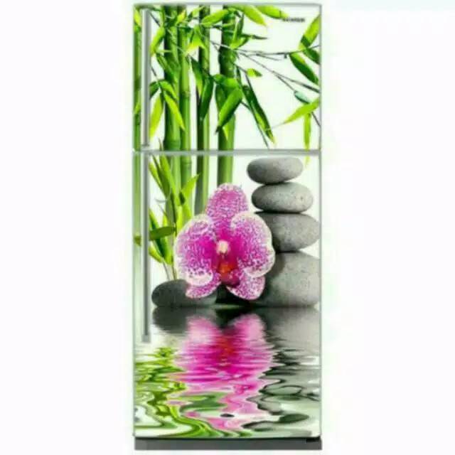 sticker kulkas 2 pintu