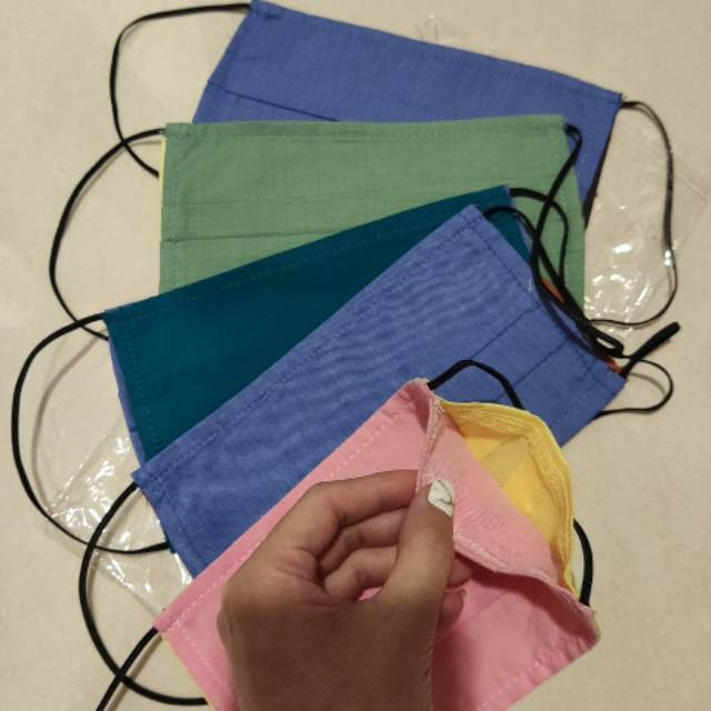 Masker kain / Masker kain 3 lapis / Masker kain 3ply