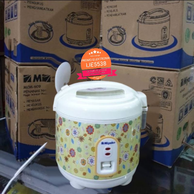 Magiccom MIYAKO MCM 609 / 0.6 ltr 3 in 1 GARANSI RESMI