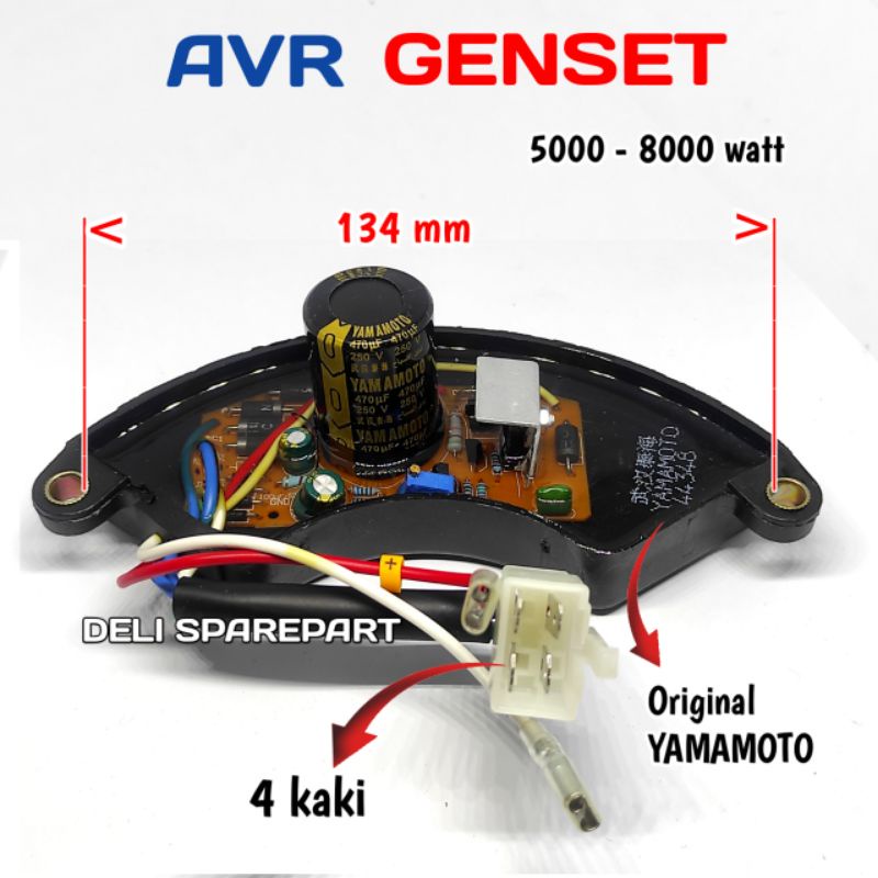 Avr Genset Bensin starter 5kw 7kw 5000watt 7000 watt Gx270 Gx390 Yamamoto plastik