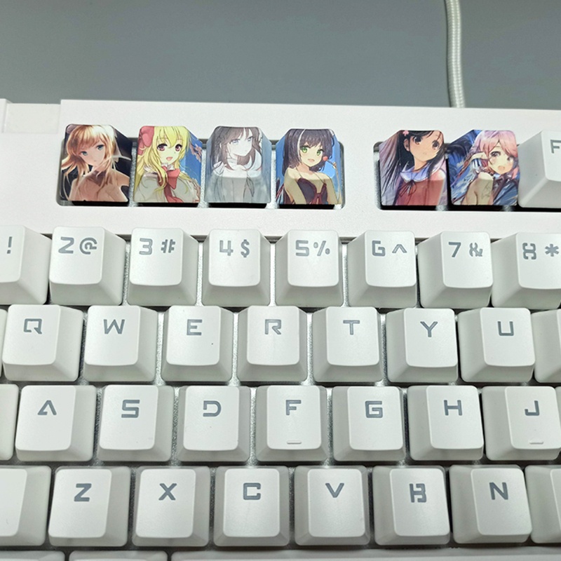 Btsg Anime Avatar Keycap Dye-Subbed PBT Keycap Cherry Profile Untuk Keyboard Mekanik